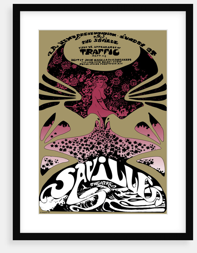 Traffic Saville Theatre Poster by Rokpool